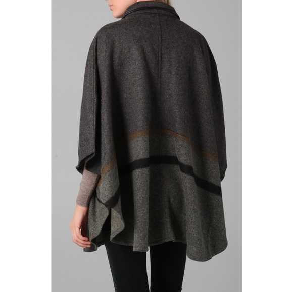 Madewell Hi-Line Trailrider Colorblock Wool Poncho - Picture 4 of 8